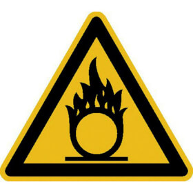 Warnschild Warnung vor brandfrdernden Stoffen