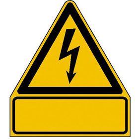 Warn - Kombischild Warnung vor gefhrlicher elektrischer Spannung