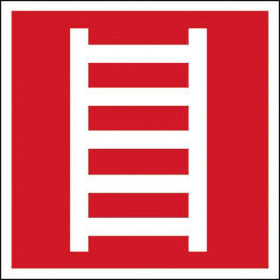 Brandschutzschild - nachleuchtend Leiter