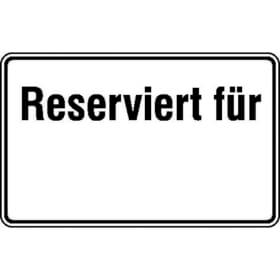 Parkplatzkennzeichnung / Hinweisschild Reserviert fr ...