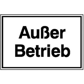Hinweisschild - Betriebskennzeichnung Auer Betrieb