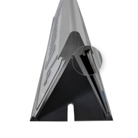 Parkplatzbegrenzung - Dreieck fr Parkplatzschilder 52,0 x 11,0 cm - Aluminium mit Einschubnut